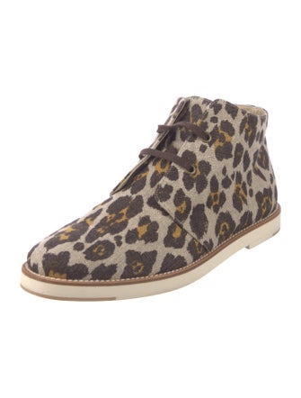 Stella McCartney Canvas Animal Print Sneakers