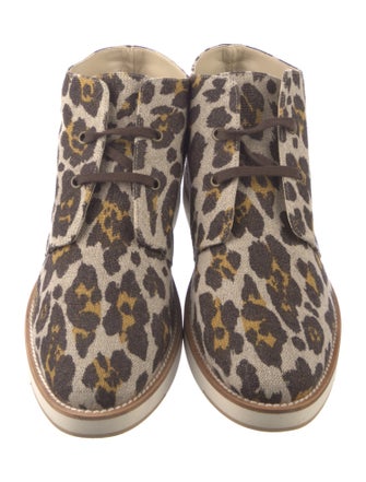 Stella McCartney Canvas Animal Print Sneakers