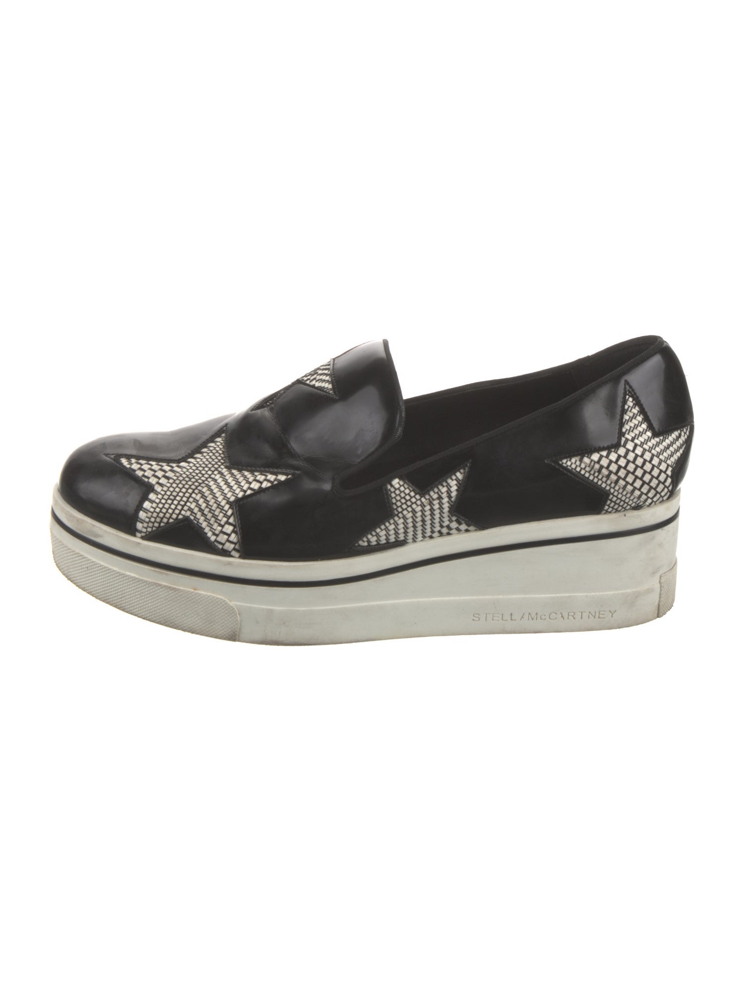 Stella McCartney Vegetarian Leather Printed Loafers