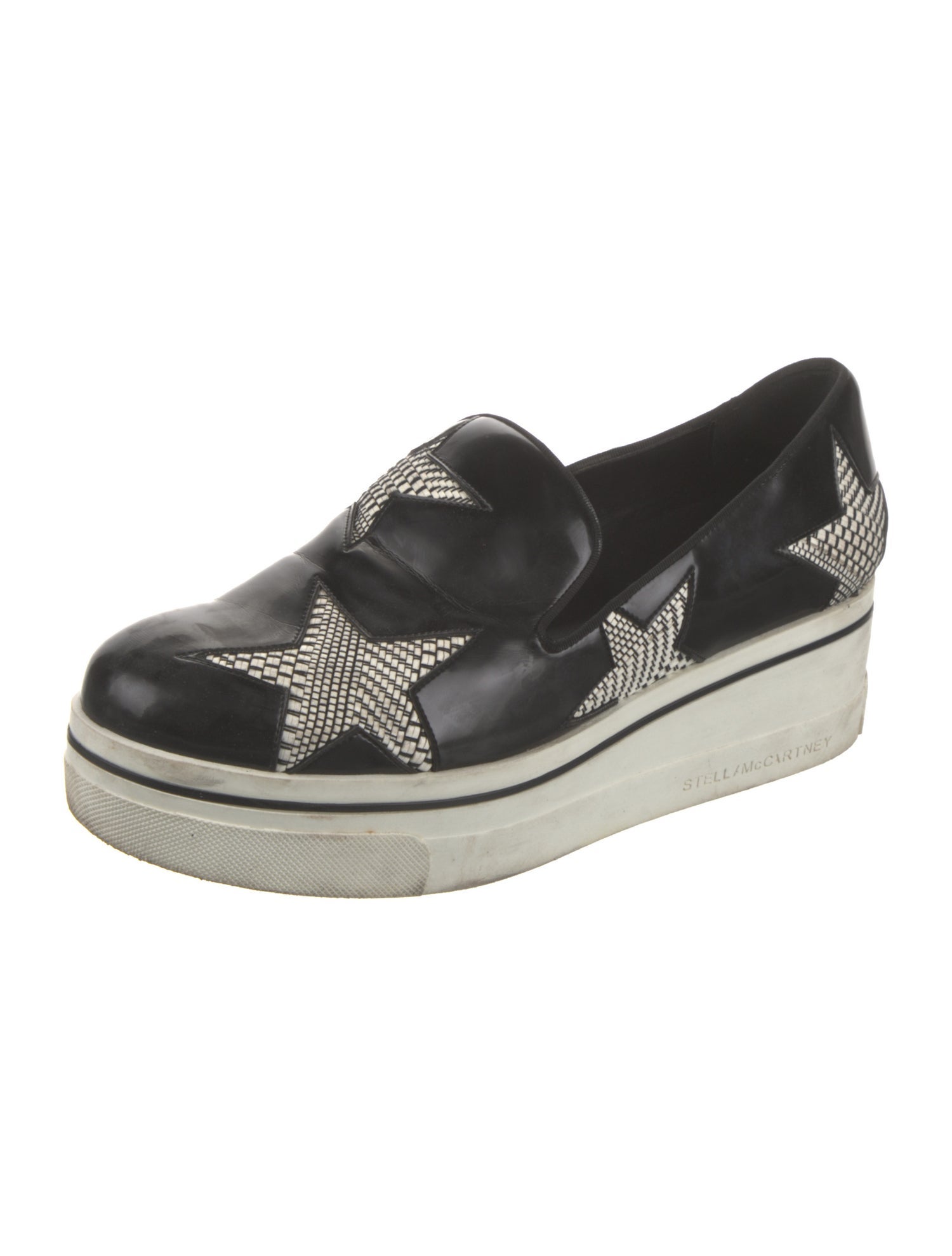 Stella McCartney Vegetarian Leather Printed Loafers