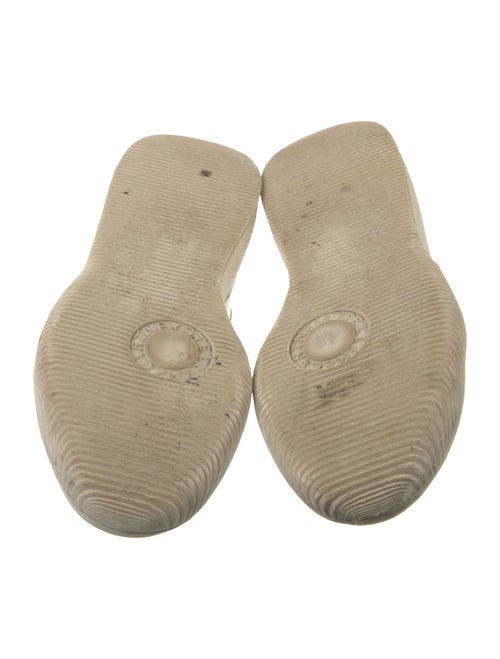 Stella McCartney Leather Grosgrain Trim Sneakers