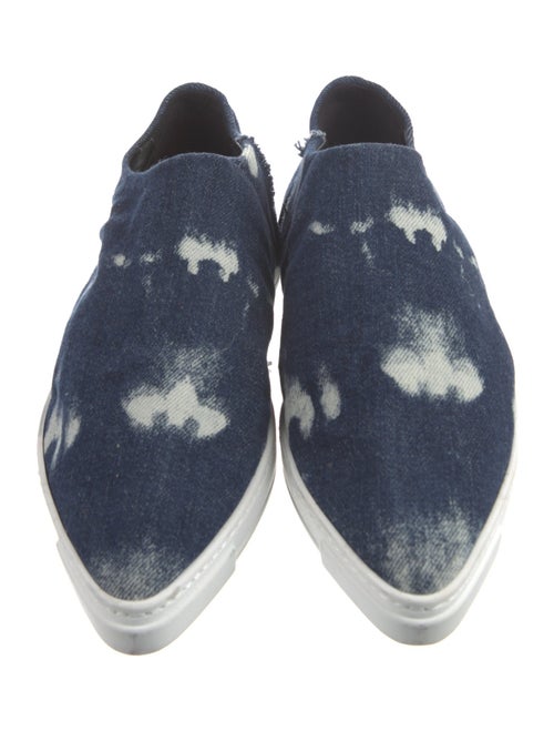 Stella McCartney Denim Tie-Dye Print Mules