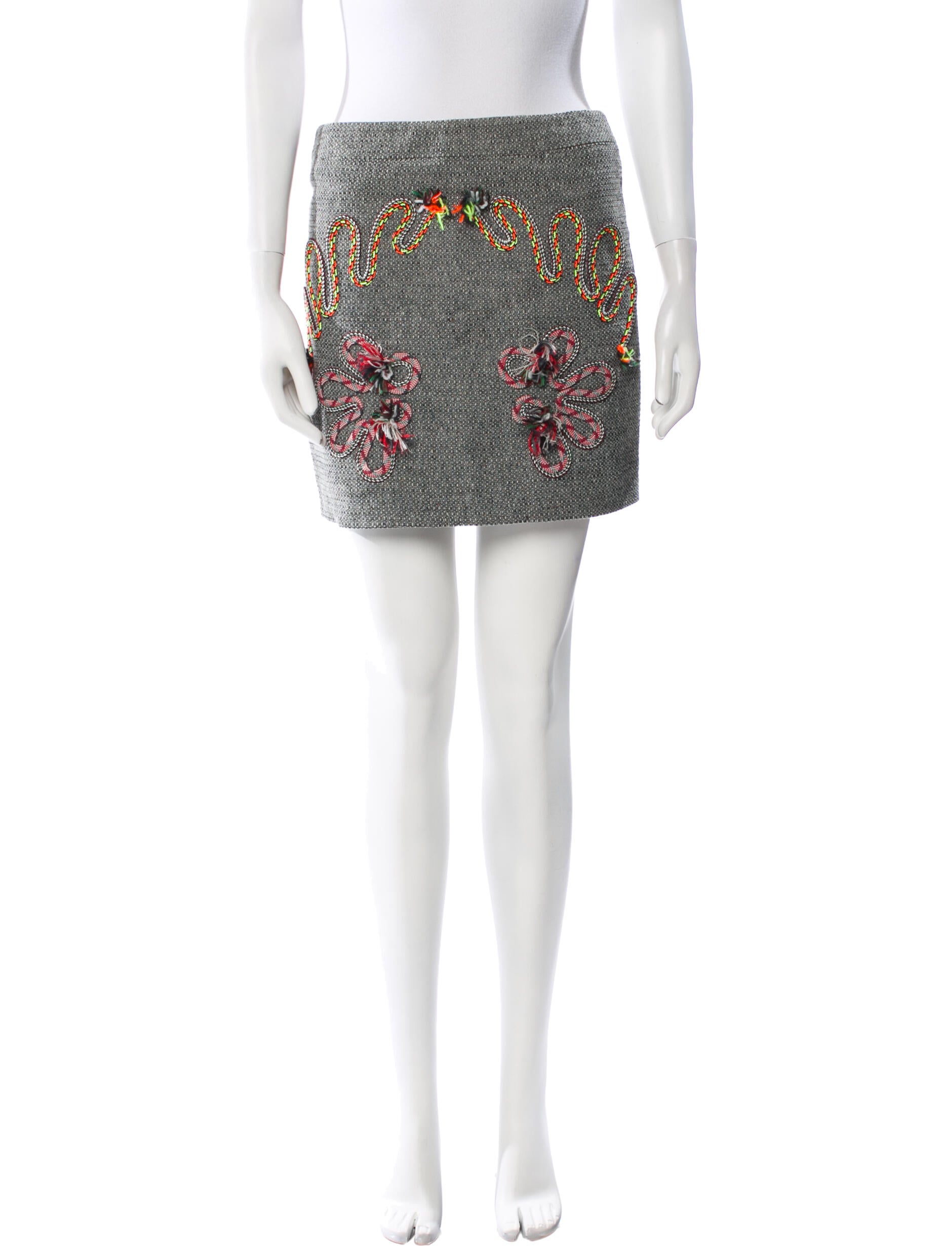Stella McCartney Floral Print Mini Skirt