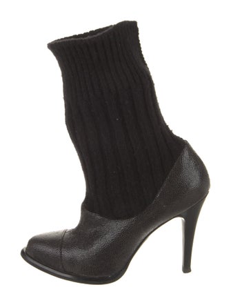 Stella McCartney Leather Sock Boots