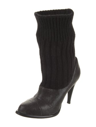 Stella McCartney Leather Sock Boots