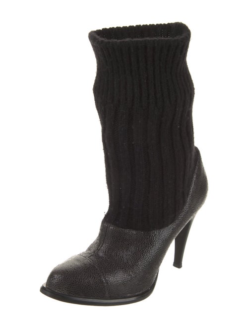 Stella McCartney Leather Sock Boots