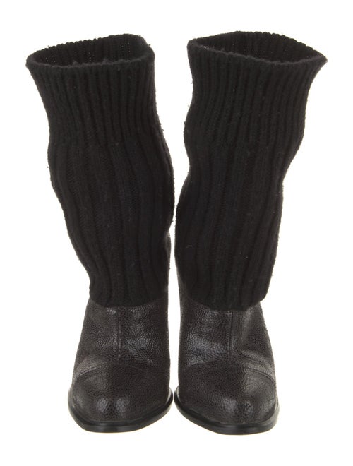 Stella McCartney Leather Sock Boots