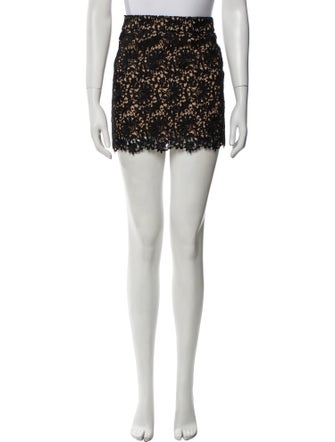 Stella McCartney Lace Pattern Mini Skirt