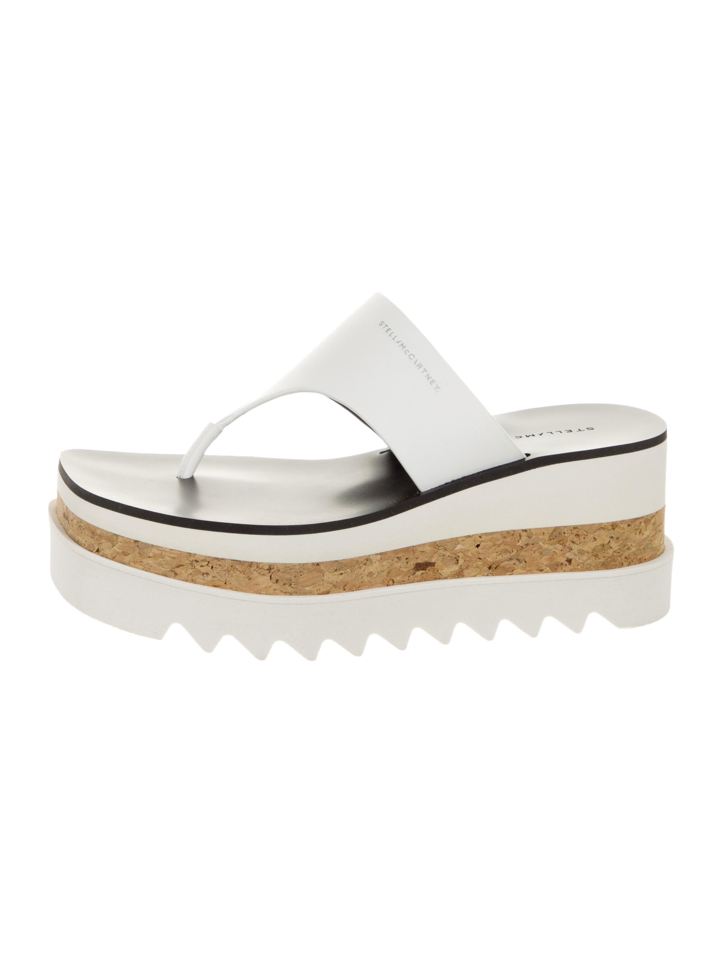 Stella McCartney Vegan Leather Flip Flops