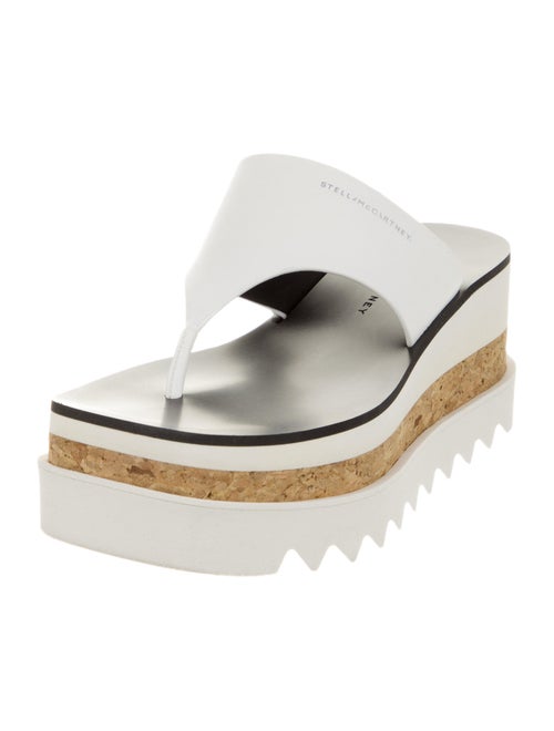 Stella McCartney Vegan Leather Flip Flops
