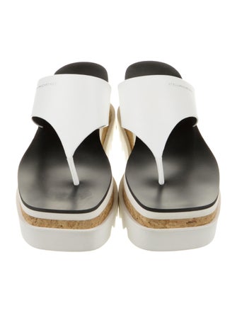 Stella McCartney Vegan Leather Flip Flops