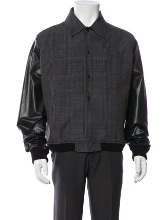 Stella McCartney Plaid Print Bomber Jacket