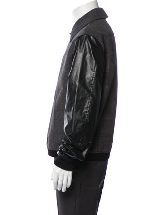 Stella McCartney Plaid Print Bomber Jacket