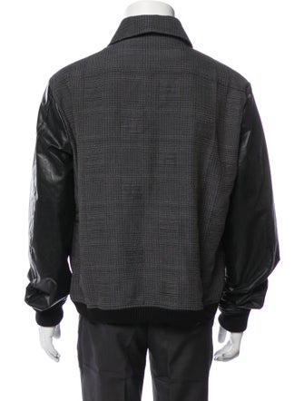 Stella McCartney Plaid Print Bomber Jacket