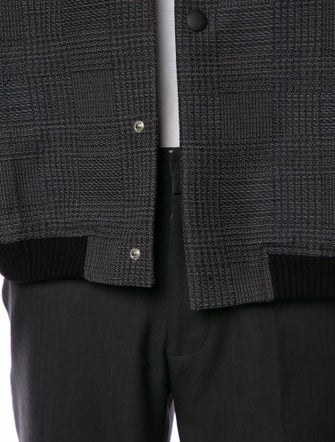 Stella McCartney Plaid Print Bomber Jacket