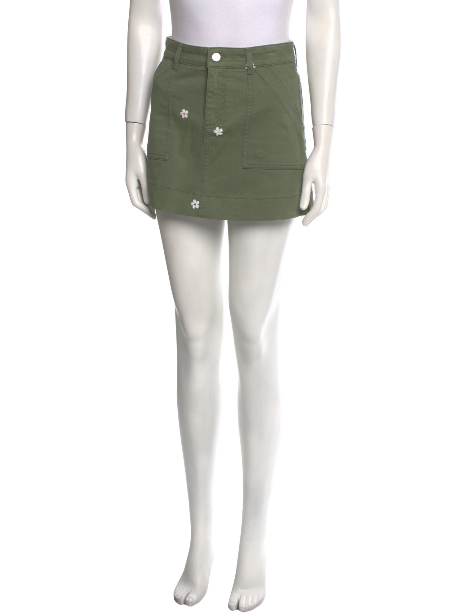 Dsquared² Mini Skirt - Green Skirts, Clothing - DSQ73442
