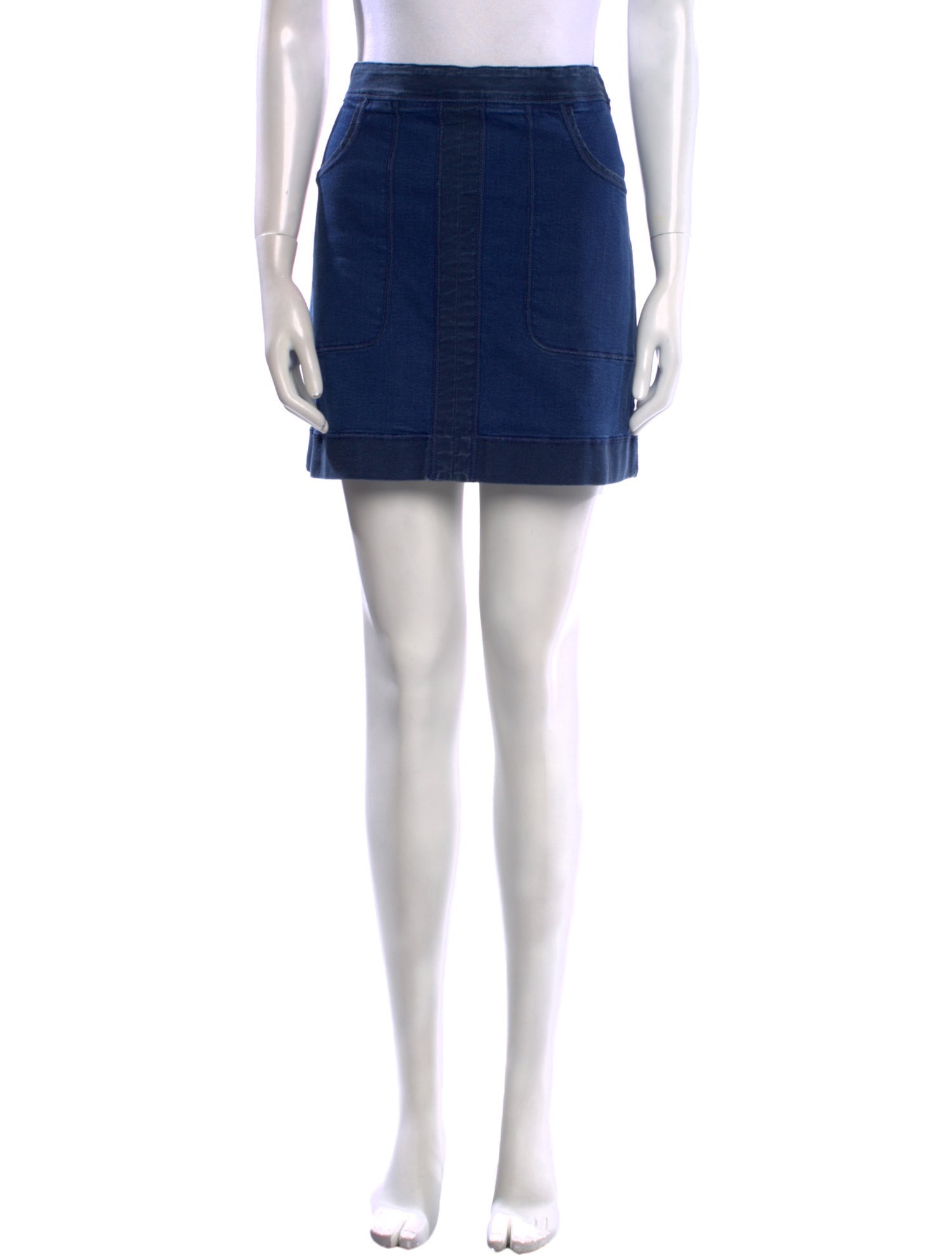 Stella McCartney Embroidered Accent Mini Skirt