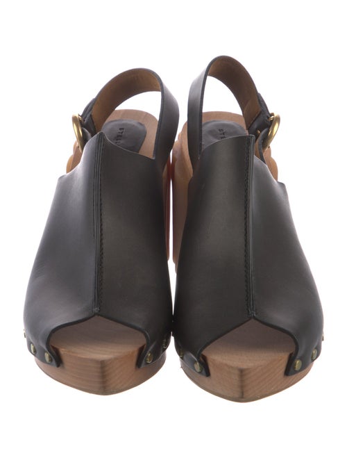 Stella McCartney Vegan Leather Studded Accents Slingback Sandals