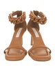 Stella McCartney Leather Chain-Link Accents Sandals