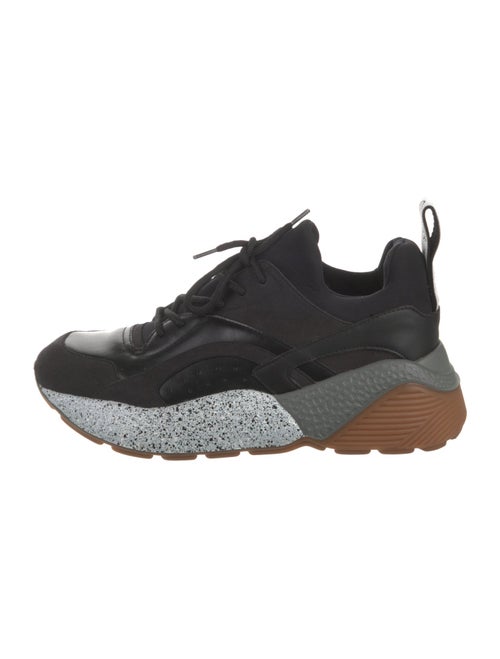 Stella McCartney Vegetarian Leather Colorblock Pattern Chunky Sneakers