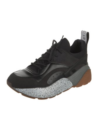 Stella McCartney Vegetarian Leather Colorblock Pattern Chunky Sneakers