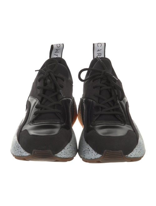Stella McCartney Vegetarian Leather Colorblock Pattern Chunky Sneakers
