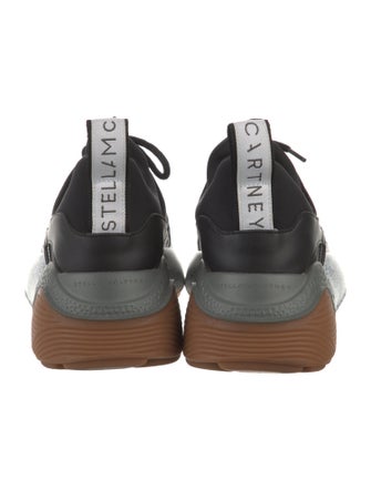 Stella McCartney Vegetarian Leather Colorblock Pattern Chunky Sneakers