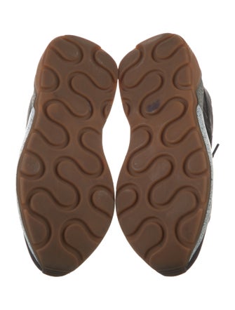 Stella McCartney Vegetarian Leather Colorblock Pattern Chunky Sneakers