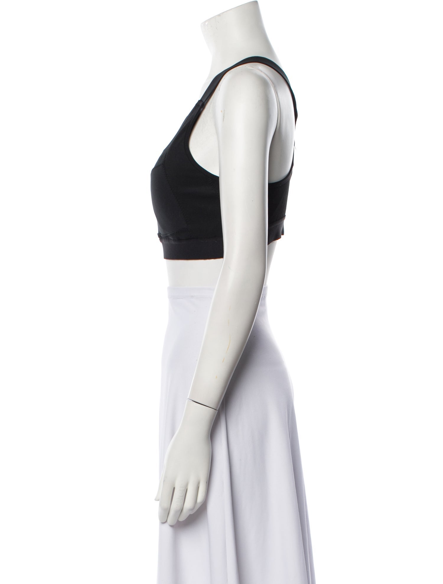 Stella McCartney Scoop Neck Sleeveless Crop Top