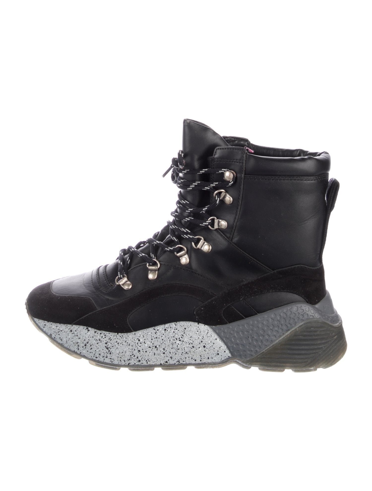 Stella McCartney Vegan Leather Lace-Up Boots