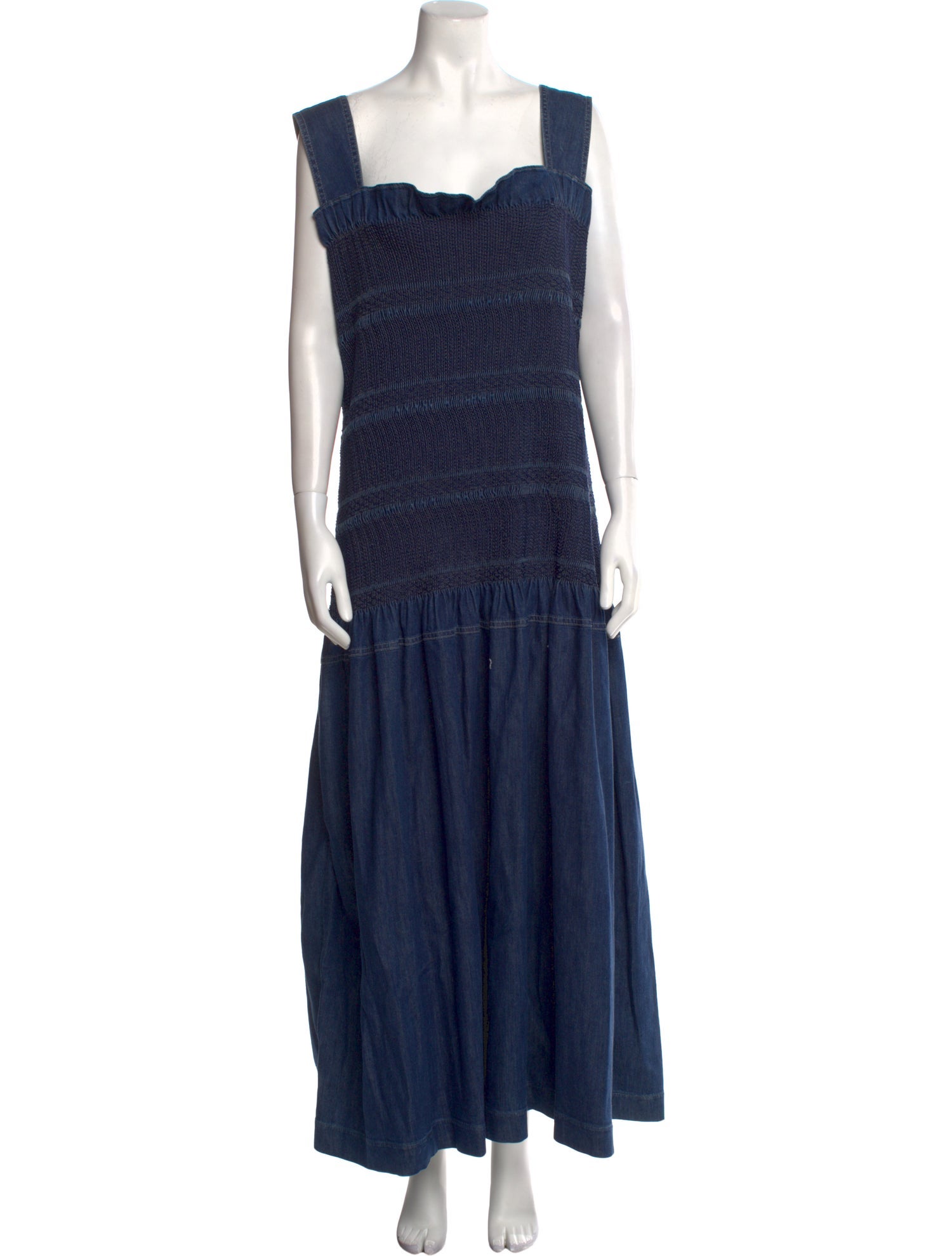 Stella McCartney Square Neckline Long Dress