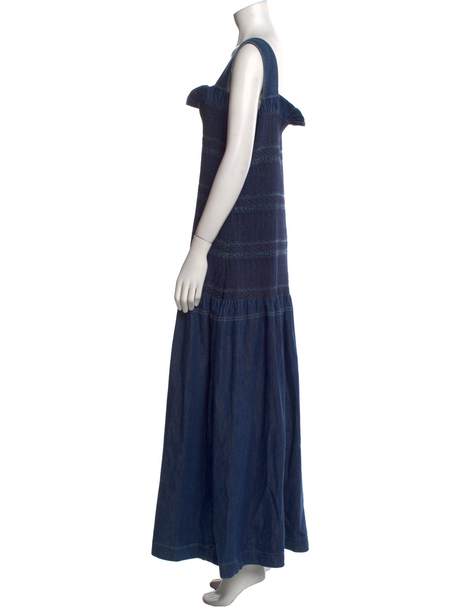 Stella McCartney Square Neckline Long Dress