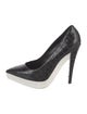 Stella McCartney Embossed Leather Pumps