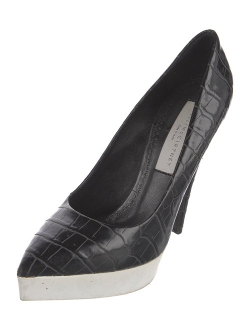Stella McCartney Embossed Leather Pumps