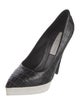 Stella McCartney Embossed Leather Pumps