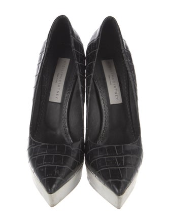Stella McCartney Embossed Leather Pumps