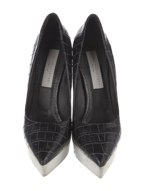 Stella McCartney Embossed Leather Pumps