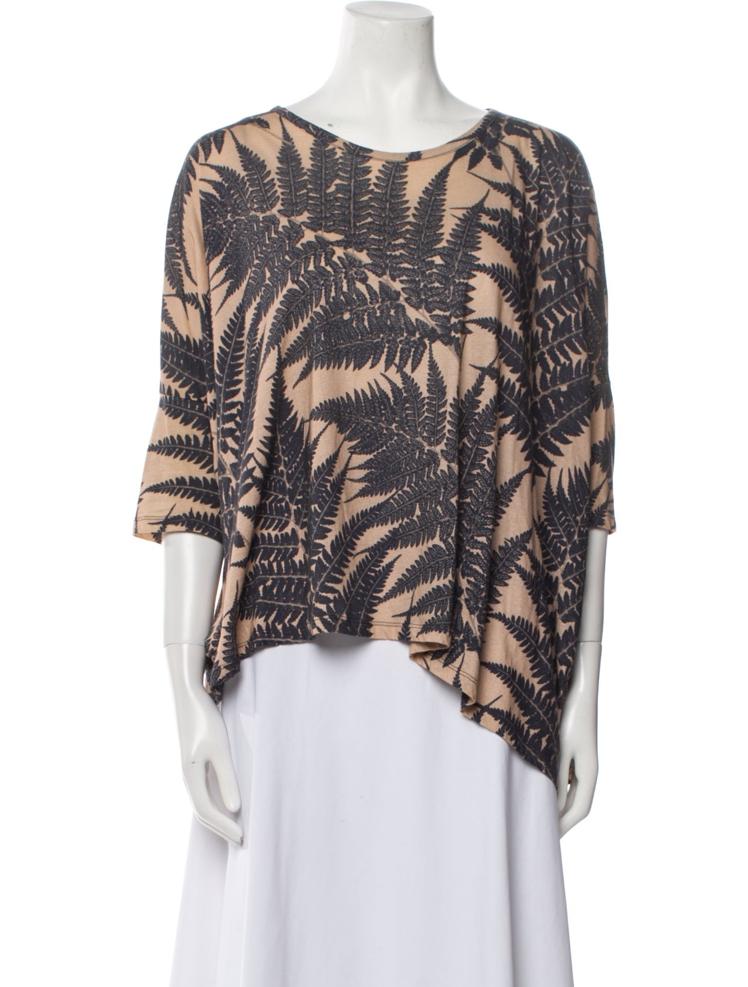 Stella McCartney Printed Bateau Neckline Blouse