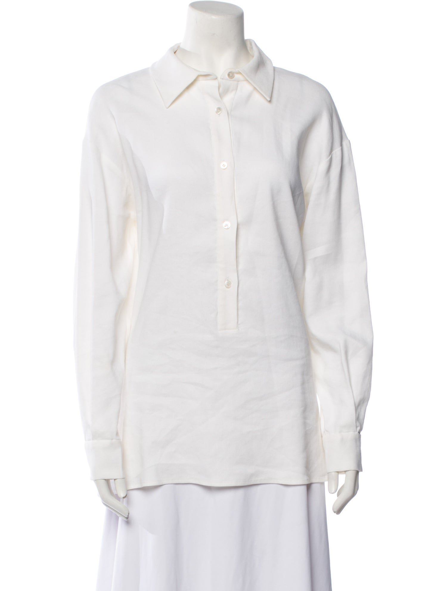 Stella McCartney Long Sleeve Button-Up Top