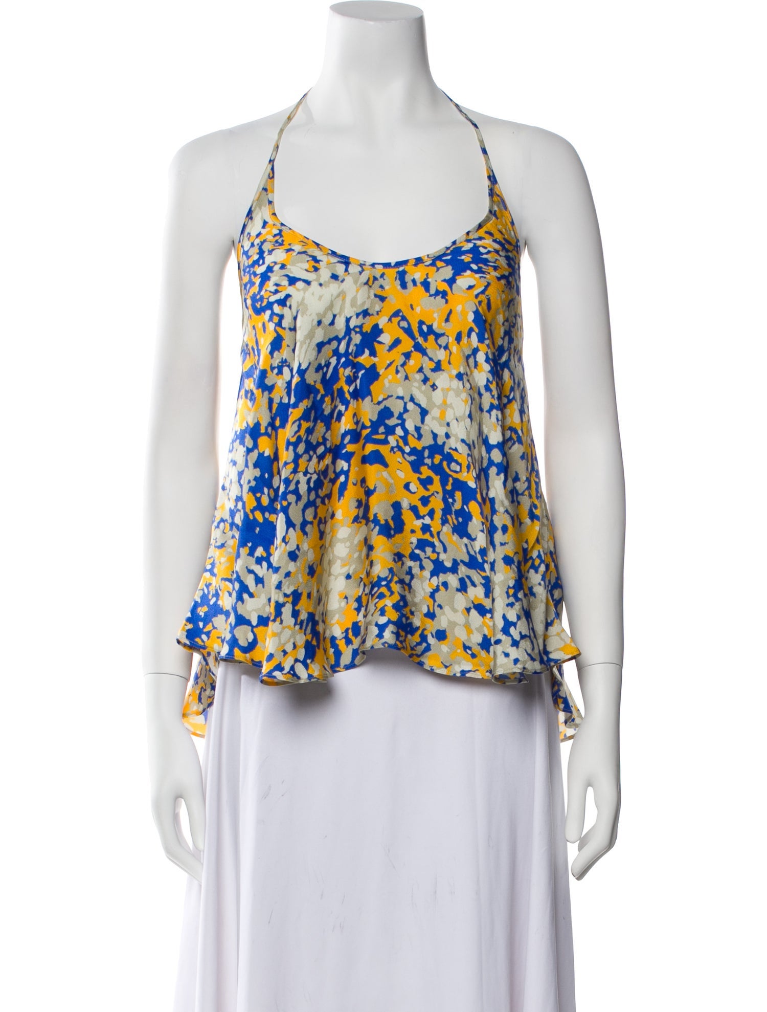 Stella McCartney Floral Print Halterneck Blouse