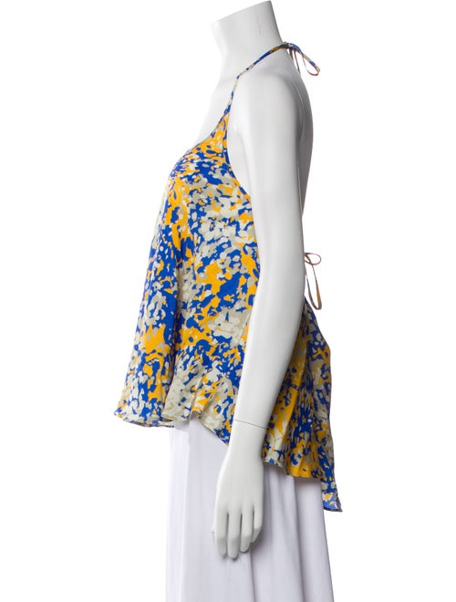 Stella McCartney Floral Print Halterneck Blouse