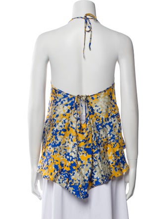 Stella McCartney Floral Print Halterneck Blouse