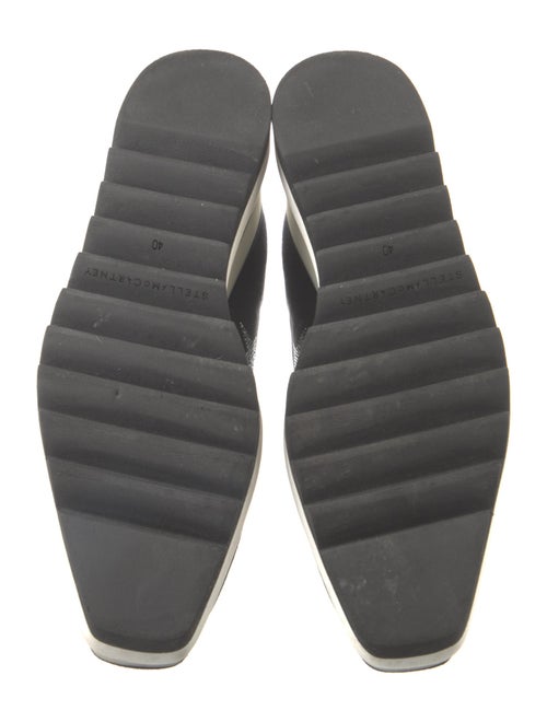 Stella McCartney Vegetarian Suede Printed Wedge Sneakers