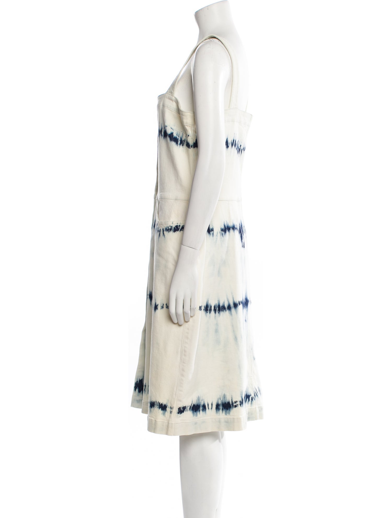 Stella McCartney Tie-Dye Print Knee-Length Dress