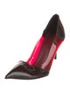 Stella McCartney PVC Printed D'Orsay Pumps