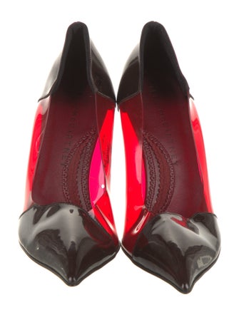 Stella McCartney PVC Printed D'Orsay Pumps