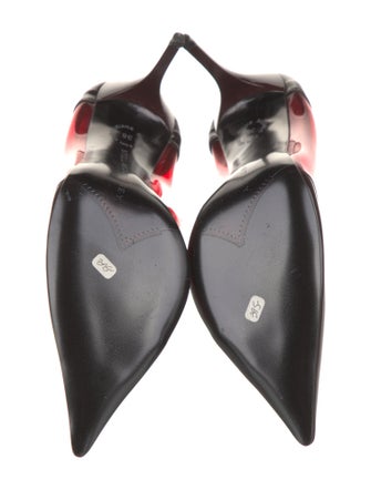 Stella McCartney PVC Printed D'Orsay Pumps