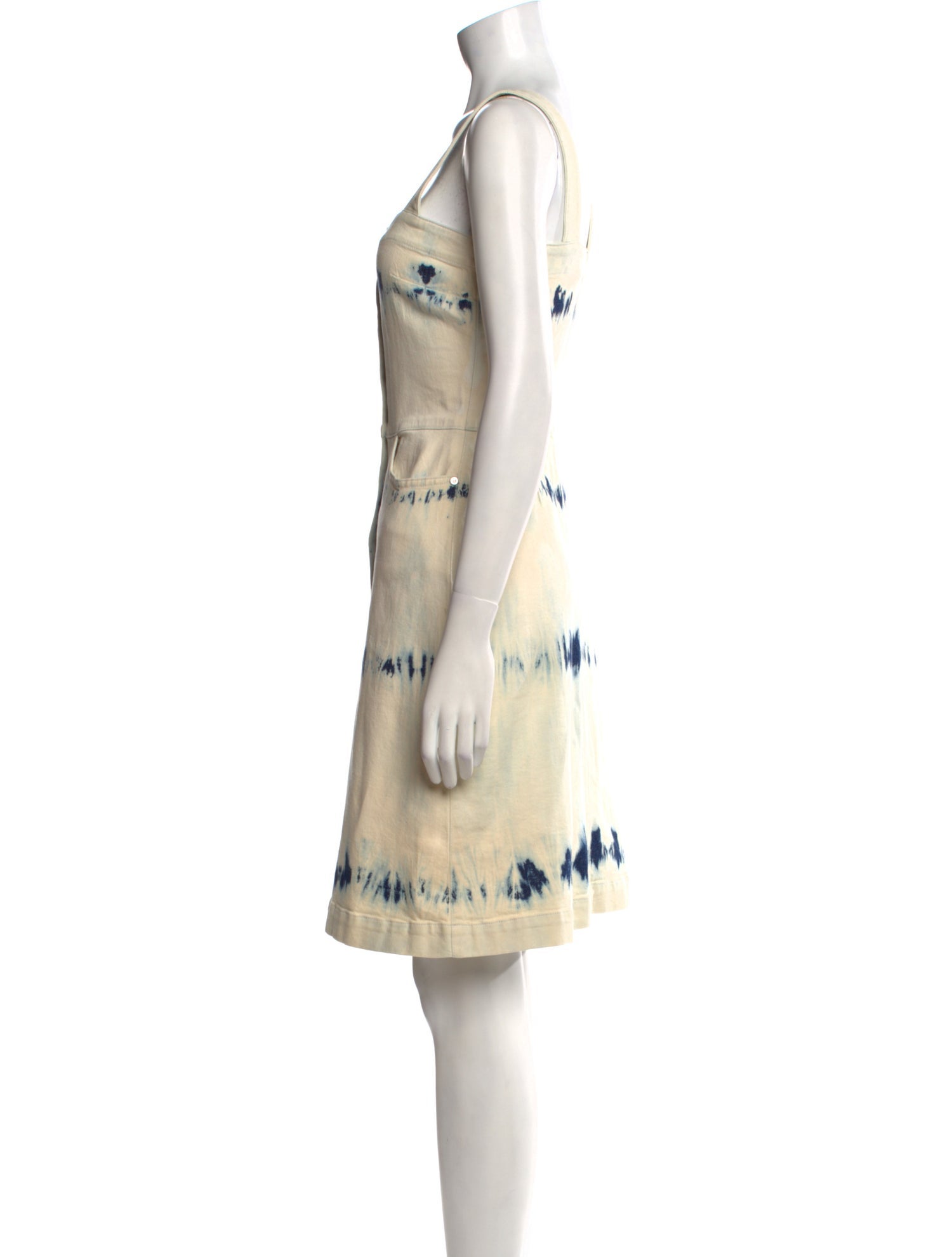 Stella McCartney Tie-Dye Print Knee-Length Dress