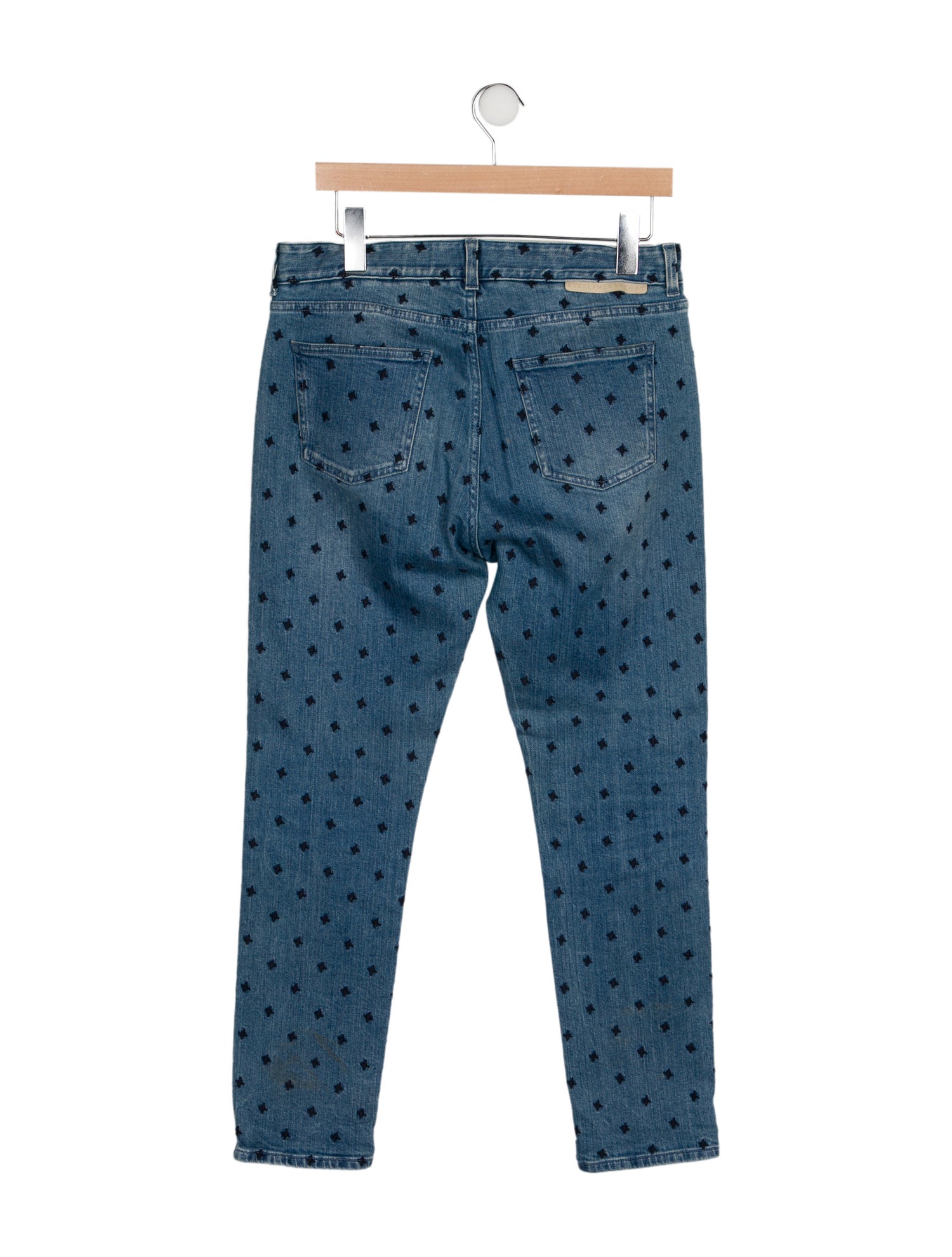 Stella McCartney Mid-Rise Straight Leg Jeans