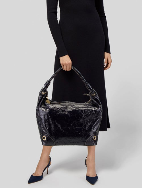 Stella McCartney Vegan Patent Leather Hobo